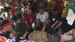 Oneida pow wow 2019 drums [upl. by Dwane127]