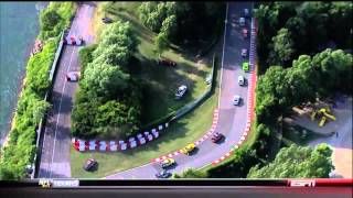 Hornish Jr  Patrick  Wallace Crash  2012 NASCAR Nationwide Series in Montreal [upl. by Bandur]