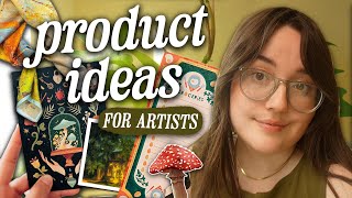 40 product ideas for YOUR art business that MAKE MONEY [upl. by Euhc]