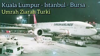 Kuala Lumpur KLIA Istanbul Bursa Turkiye  Umrah Ziarah Turki Pakej Andalusia  Hari 1 amp 2 [upl. by Kalila70]