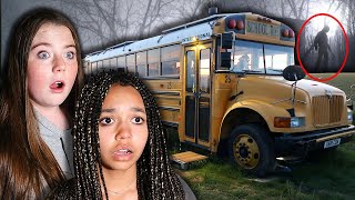 We Stayed Overnight In A Haunted School Bus And Made A Shocking Discovery PART 1 [upl. by Burney619]