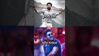 Jr NTR💕 🆚 Allu Arjun❤ full information🤔pushpa2😱devara🥵indianactor👑telugustar💥viralshort🔥 [upl. by Gulick]