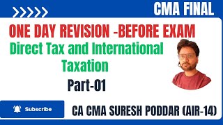 One Day revision for CMA Final Direct Tax [upl. by Haugen]