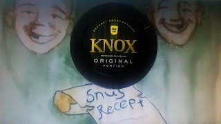 Snus review 57 Knox Original Portion [upl. by Ynnatirb]