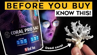 Red Sea salt Coral Pro  How to mix and mistake [upl. by Hershell]