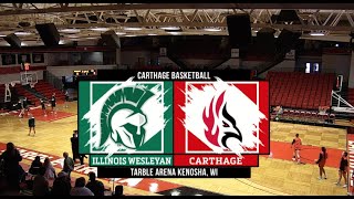 Carthage Womens Basketball vs Illinois Wesleyan 202317 [upl. by Derfniw]