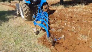 NEW HOLLAND TT55 ÜNLÜ 5Lİ 9 NO PULLUK TARLA SÜRME [upl. by Ruskin]