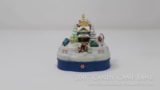 2007 Candy Cane Lane Hallmark Ornament [upl. by Julina]