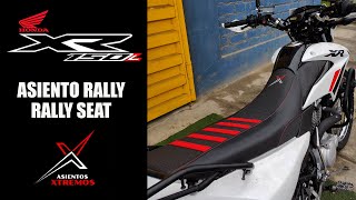 HONDA XR150L 2023  MODIFICACIÓN DE ASIENTO RALLY RALLY SEAT QUEDO INCREIBLE  ASIENTOS XTREMOS [upl. by Aronael447]