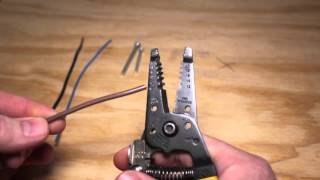 Klein Wire Stripping Tool  How To Use a Wire Stripping Tool  Best Electrician Tools [upl. by Amaryl]