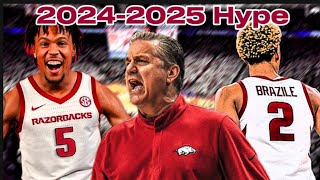 20242025 Arkansas Basketball Hype Video [upl. by Kassia]