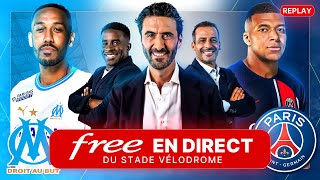 REPLAY OM  PSG au Stade Vélodrome avec Free Ligue 1  Alexandre Ruiz Sans images de match [upl. by Ylrrad]