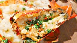 GRILLED LOBSTER TAILS  How To Grill Lobster tail [upl. by Enier]