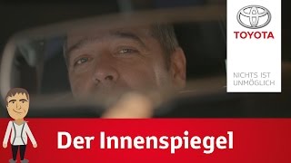 Der automatisch abblendbare Innenspiegel von Toyota  Dirk erklärt’s [upl. by Nalym]