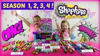 SHOPKINS SEASON 1 2 3 4  BABY ALIVE GOES SHOPPING FOR SHOPKINS [upl. by Amir37]