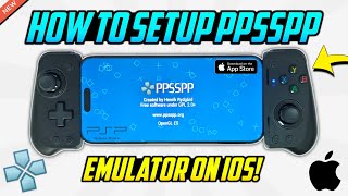 PPSSPP Emulator iOS  SetupBest SettingsGameplay  PSP On iPhone [upl. by Eniarrol]