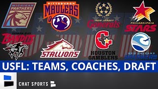 USFL Who The USFL Teams Are Coaches Notable Players amp Schedule For United States Football League [upl. by Manlove870]