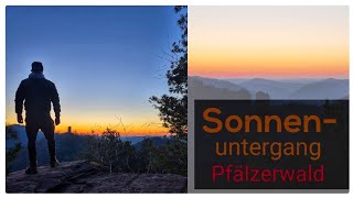 Epic sundown in the Palatinate Forest  Drohne 4K  cinematic hiking [upl. by Alcinia]