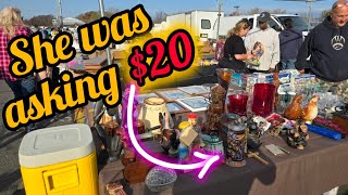 I Gave This Flea Market Vendor More Than She Was Asking [upl. by Ynez]