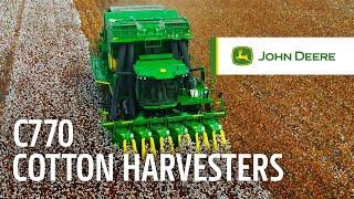 Gain Ground with the C770 Cotton Harvesters  John Deere [upl. by Ire]