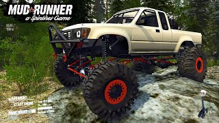 Lets Go For An Offroad Drive Adventure  Toyota Tacoma 2JZ  Mudrunner Gameplay [upl. by Santos]