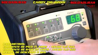 SOLDADORA CADDY TIG 2200i TEST [upl. by Damha]