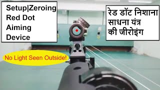 How to setup Red Dot Sight on Air Rifle  Easy Zeroing Red Dot Sight  Adjust Red Dot Aiming Device [upl. by Anilyx35]