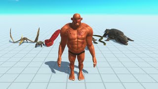 HILL GIANT vs ALL REPTILES  Animal Revolt Battle Simulator [upl. by Halil]