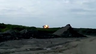 Malaysia Airlines crash Video shows the moment MH17 crashed [upl. by Lotsirb613]