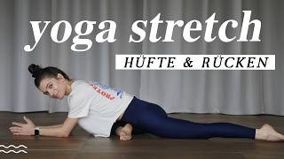 Entspanntes Yoga für Hüfte Rücken amp Schultern  Bye Bye Stress und Anspannung 👋  25 Min Stretch [upl. by Bower98]