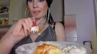 MEIN SEXY ASMR REIS ZAZIKI amp FETA MUKBANG🍛 [upl. by Alegna]