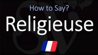 How to Pronounce Religieuse CORRECTLY [upl. by Four545]