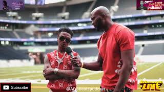 WIZKID Interview Live at the Tottenham stadium London July 29th  New Song amp Album quotBig Wiz quot 2023 [upl. by Etra]