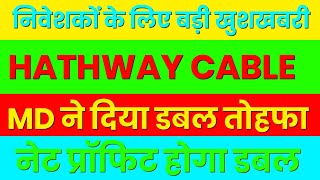 Hathway cable share latest news  Hathway cable share news today [upl. by Brittain]