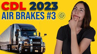 CDL Air Brakes Test 3 2023 60 Questions with Explained Answers [upl. by Sathrum145]