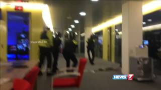 Man brandishing fake gun arrested at Dutch national broadcaster [upl. by Centonze]