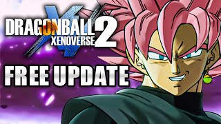 NEW FREE SUPER SAIYAN ROSE UPDATE  Dragon Ball Xenoverse 2 DLC [upl. by Astera]