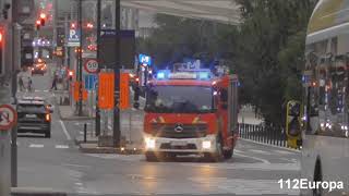 Brandweer Brussel met spoed naar verschillende interventies [upl. by Jammin]