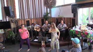 quotKe Alohaquot The Pandanus Club With Hula At The Pono Hawaiian Grill In Santa Cruz [upl. by Weinstock]