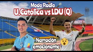 DEPORTIVISIMO EN VIVO  UCatolica vs LDU estadio Atahualpa [upl. by Nyleimaj284]