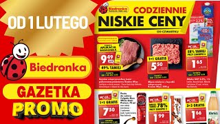 Biedronka Gazetka Promocyjna od 1 lutego [upl. by Catlaina502]