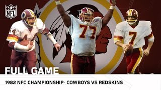 Cowboys vs Redskins 1982 NFC Championship  NFL Full Game [upl. by Eliga642]