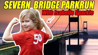 8 Year Old Isabelle Sparkle Smashes Severn Bridge Parkrun [upl. by Sylvanus897]