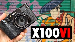 Fujifilm X100 VI review first looks vs X100 V [upl. by Esenwahs]