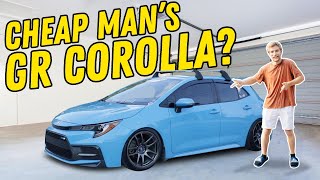 2020 TOYOTA COROLLA XSE STAGE 2 AMT TUNED  PERFORMANCE MODS AND CRAZY LOUD EXHAUST [upl. by Bernhard]