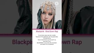 Lisa  Shut down Rap lyricslisa shutdown trending viralshorts rockstarBTSarmyforever7773 [upl. by Jereme]