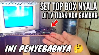 CARA MENGATASI SET TOP BOX TIDAK ADA GAMBAR DI TELEVISI TABUNG ⁉️ [upl. by Lusa682]