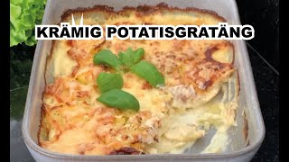 KRÄMIG Potatisgratäng recept [upl. by Haliak]