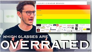 The Luxury Glasses TIER LIST 50 of the Worlds BEST Frame Brands [upl. by Reggi336]