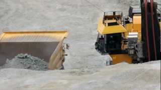 loading truck Bingham Canyon Copper Mine [upl. by Yt899]